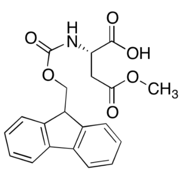 Fmoc-Asp(OMe)-OH CAS 145038-53-5 Fmoc-L-Aspartic Acid β-Methyl Ester Purity >98.0% (HPLC)